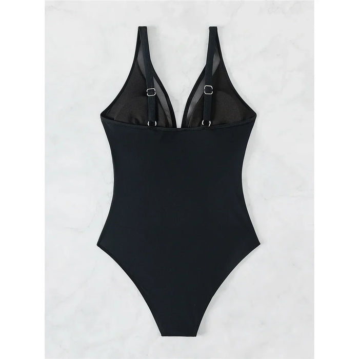 Mesh Tummy Control Swimsuit