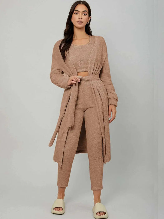 Cosy Knit Robe Set (3 Pieces)