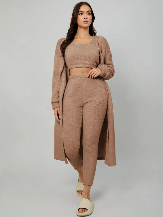 Cosy Knit Robe Set (3 Pieces)