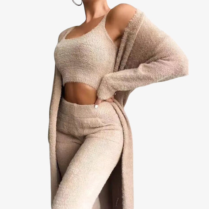 Cosy Knit Set Long (3 Pieces)