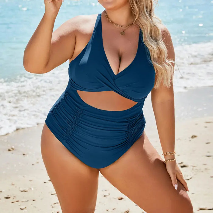 One Piece Swimsuit Push Up Tummy Control